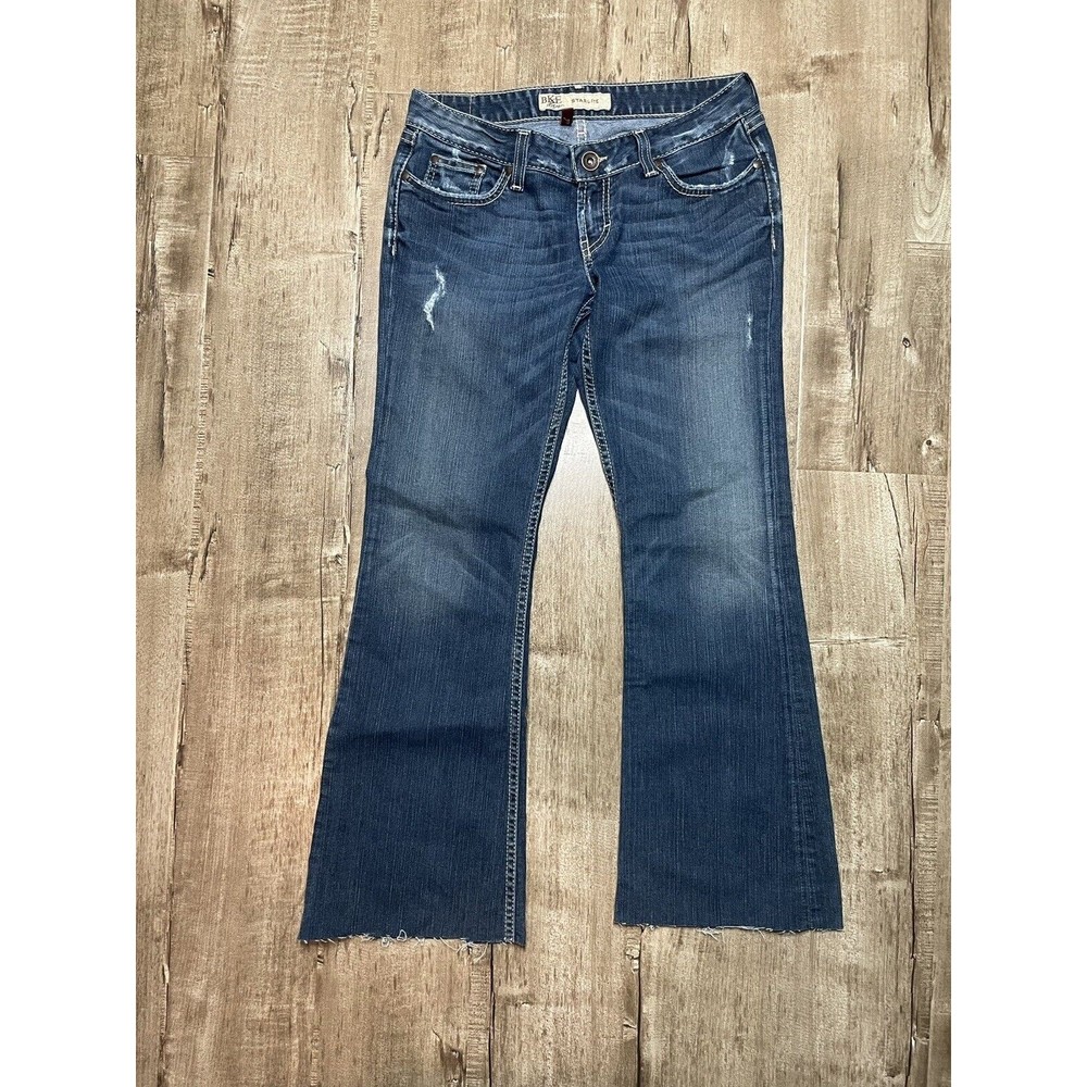 Buckle BKE Starlite Stretch Bootcut  Denim Blue Jeans Women’s Size 29 / 31.5 EUC
